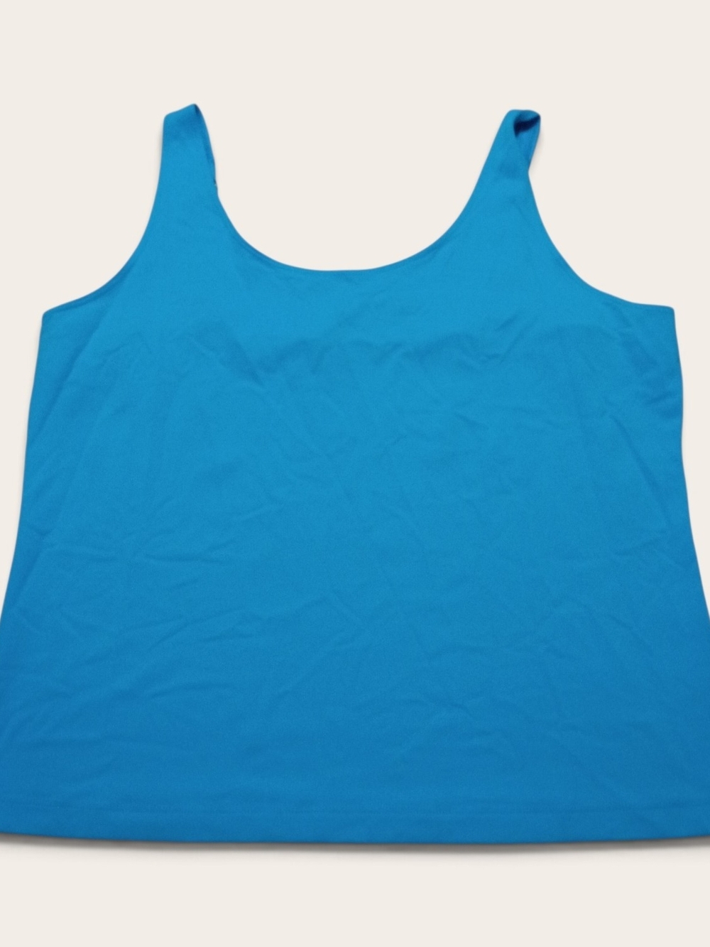 Chico's Bright Blue Scoop Neck Tank Top